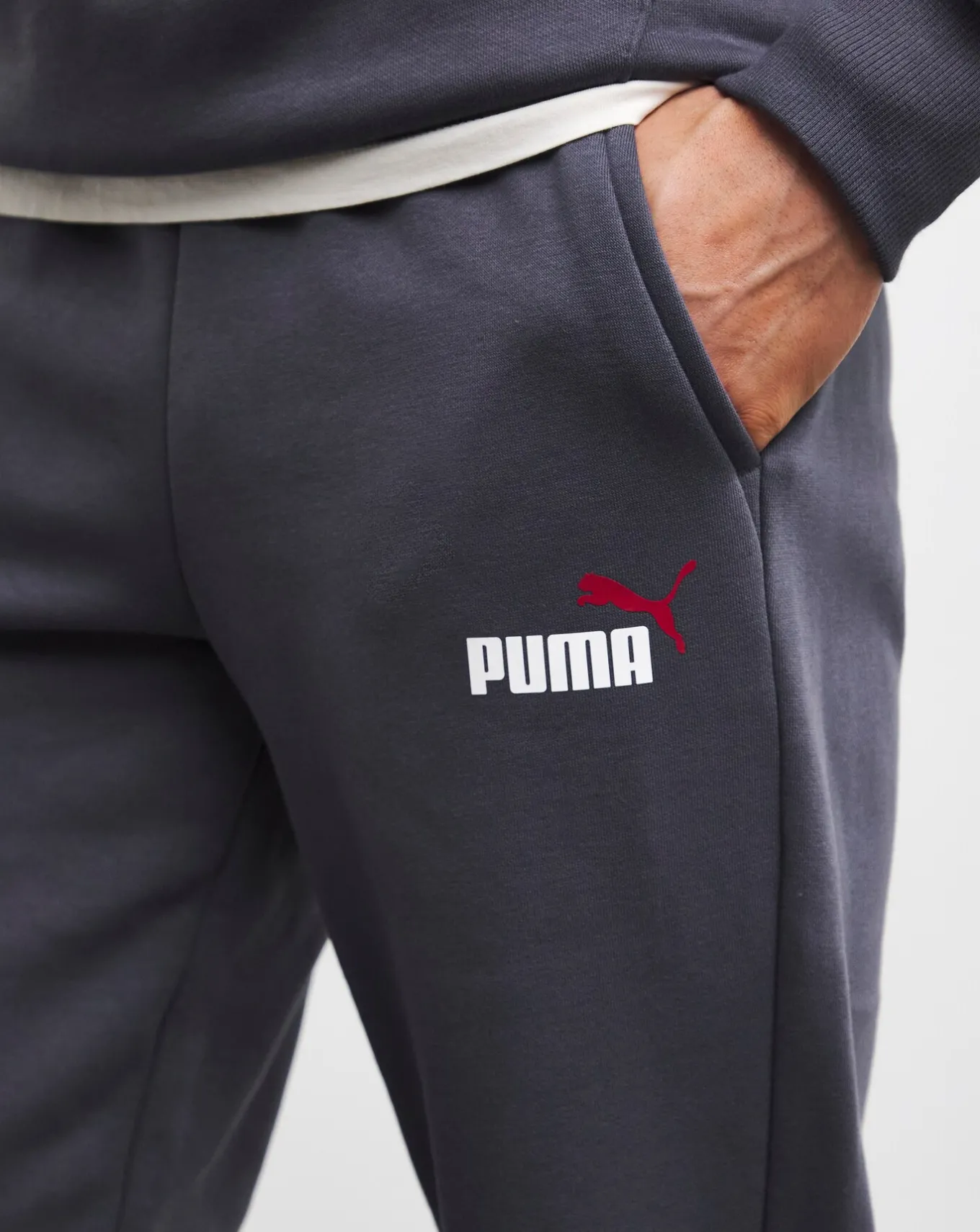 Puma Essentials Logo Sweatpants- Track Pants | Trousers, Chinos & Cargos