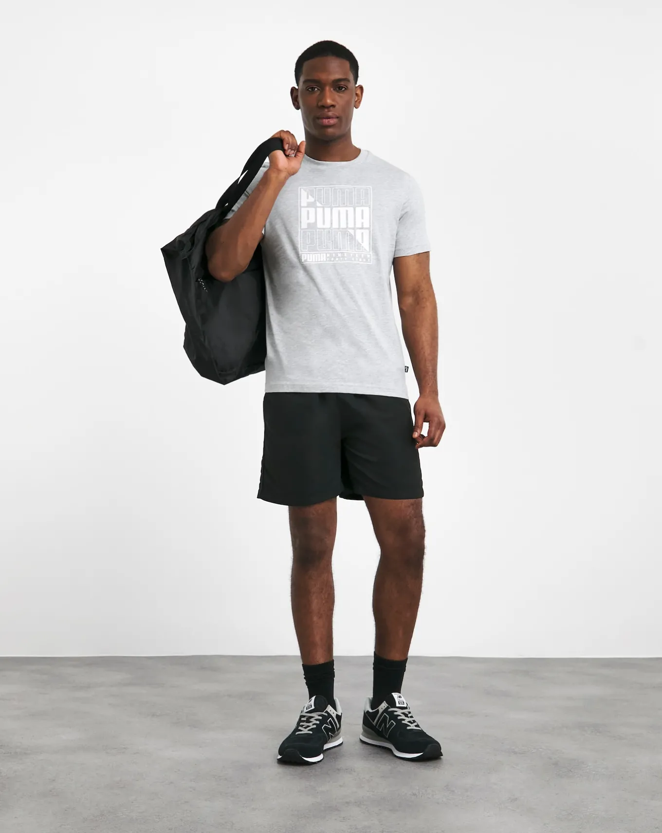 Puma Graphics Box T-Shirt- T-shirts & Vests