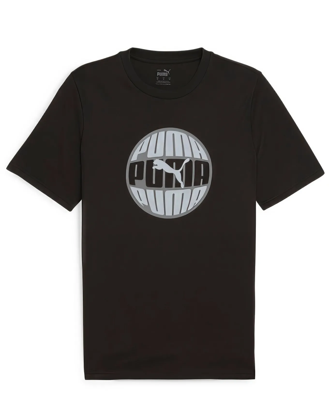 Puma Graphics Circular T-Shirt- T-shirts & Vests