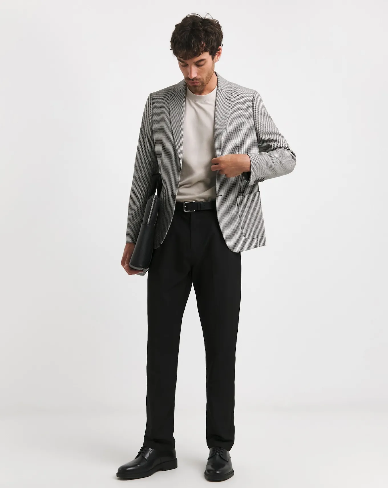 Jacamo Puppytooth Pocket Blazer- Blazers | Blazers