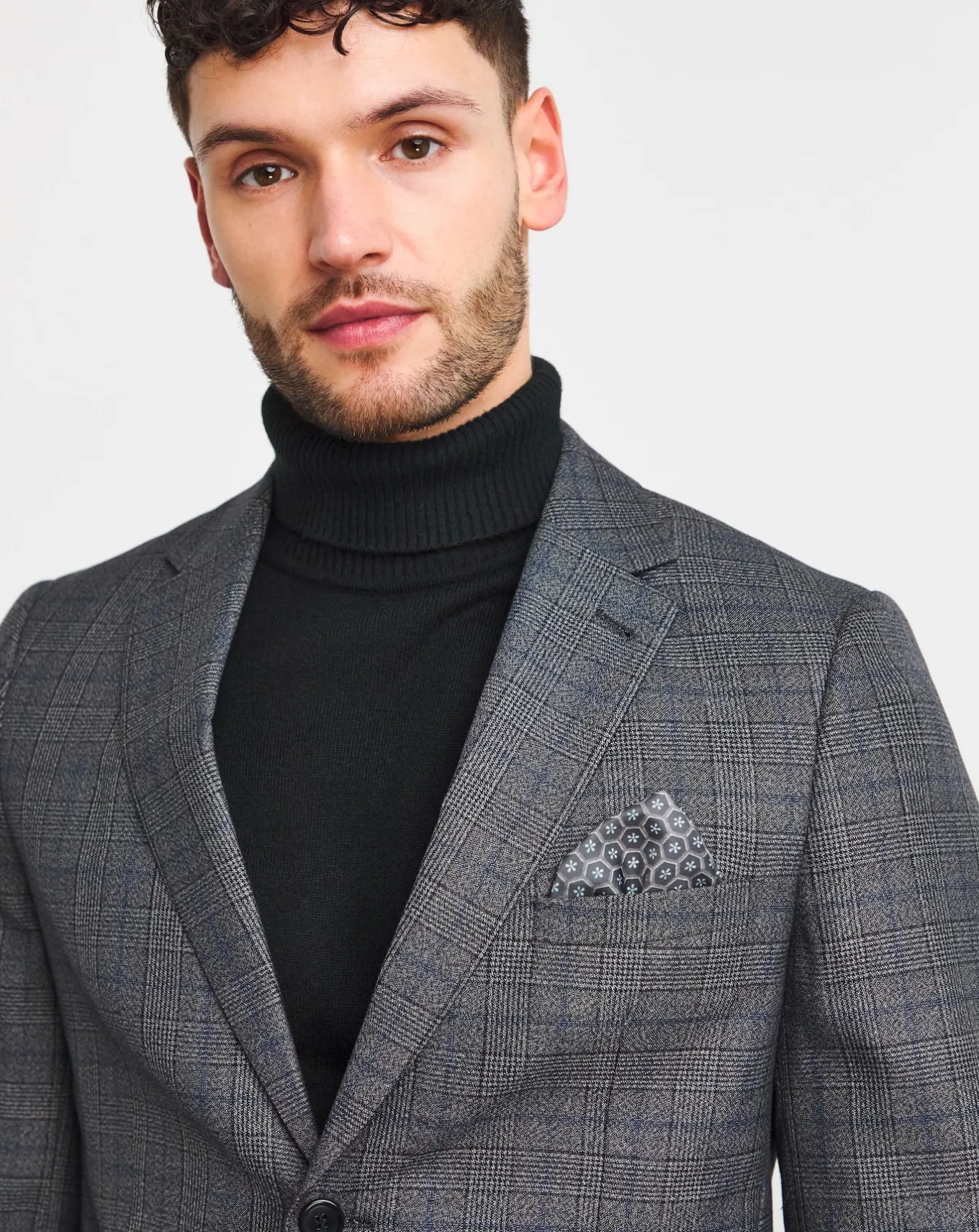 Jacamo Regular Fit Check Suit Jacket- Blazers | Blazers