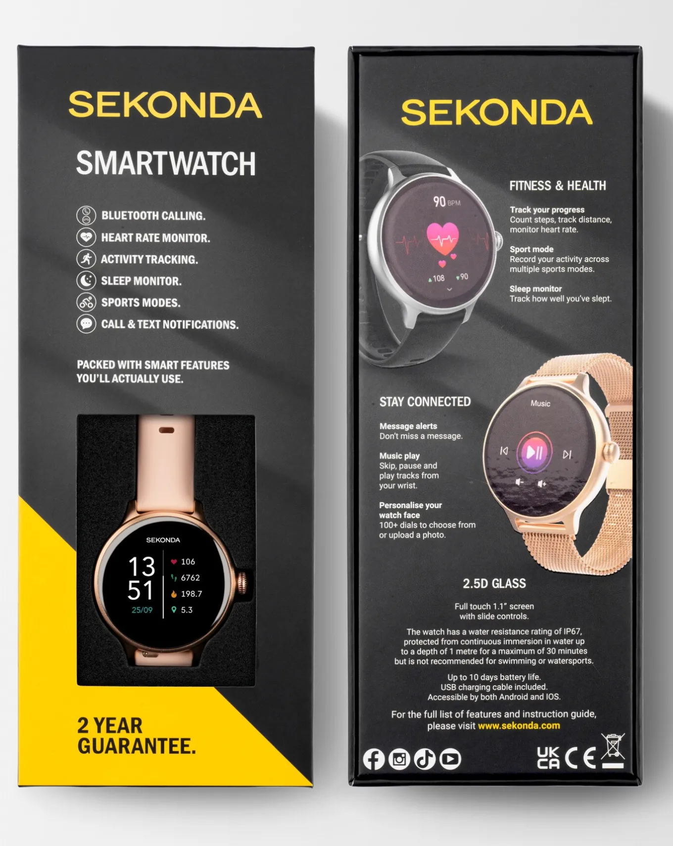 SEKONDA Connect 40mm Smart Watch -- Smart Tech | Watches