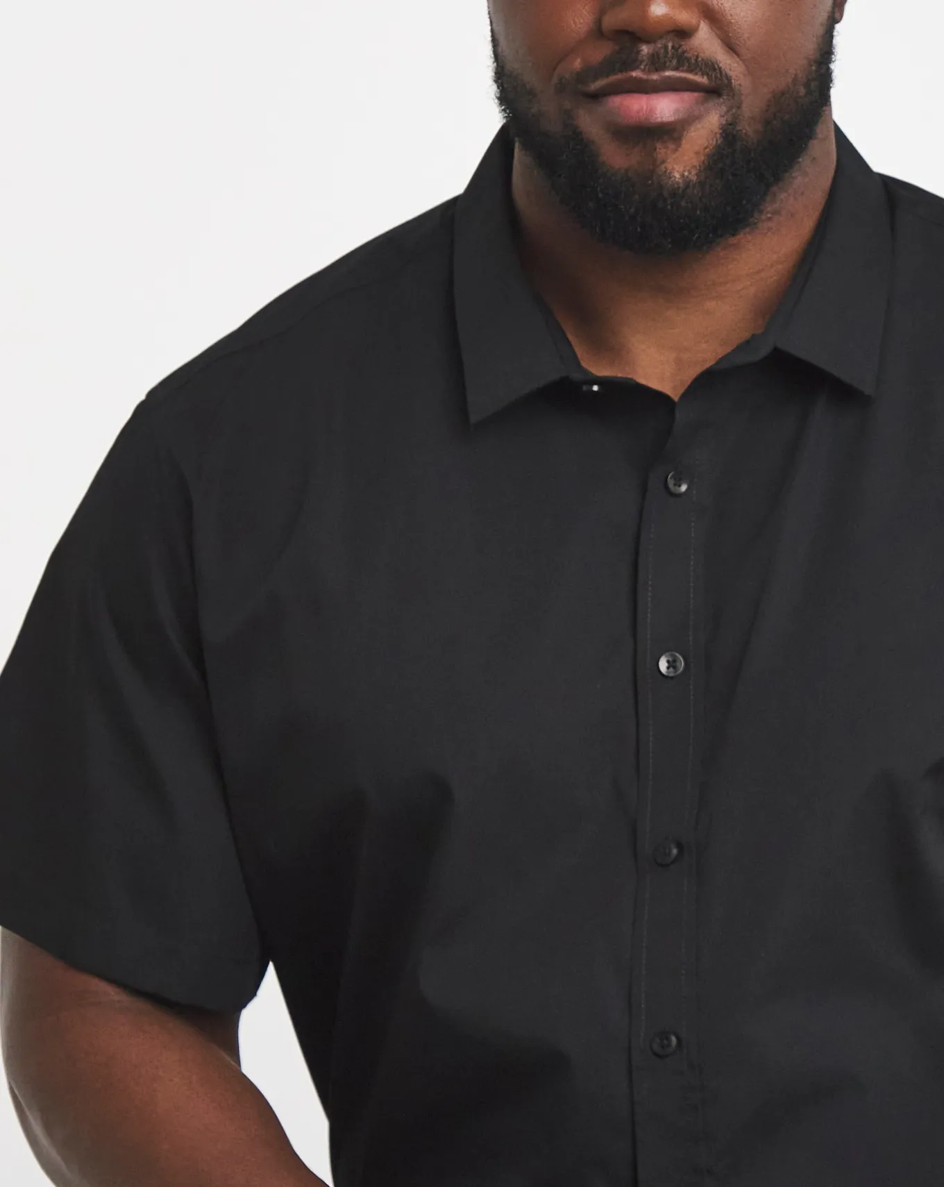 Jacamo Short Sleeve Formal Shirt Long- Shirts | Shirts