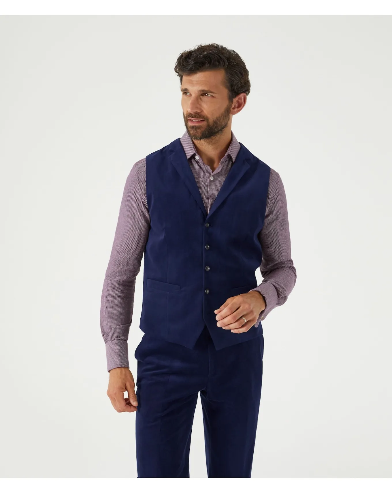 Skopes Atkinson Suit Waistcoat Cord- Waistcoats | Suits & Waistcoats