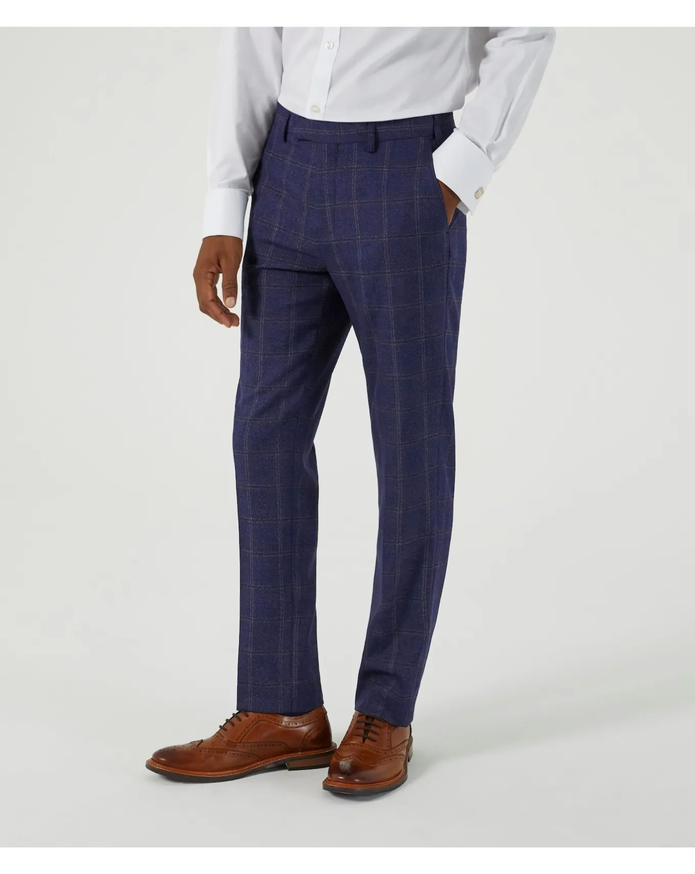 Skopes Barron Suit Trouser Check- Suit Trousers | Suits & Waistcoats