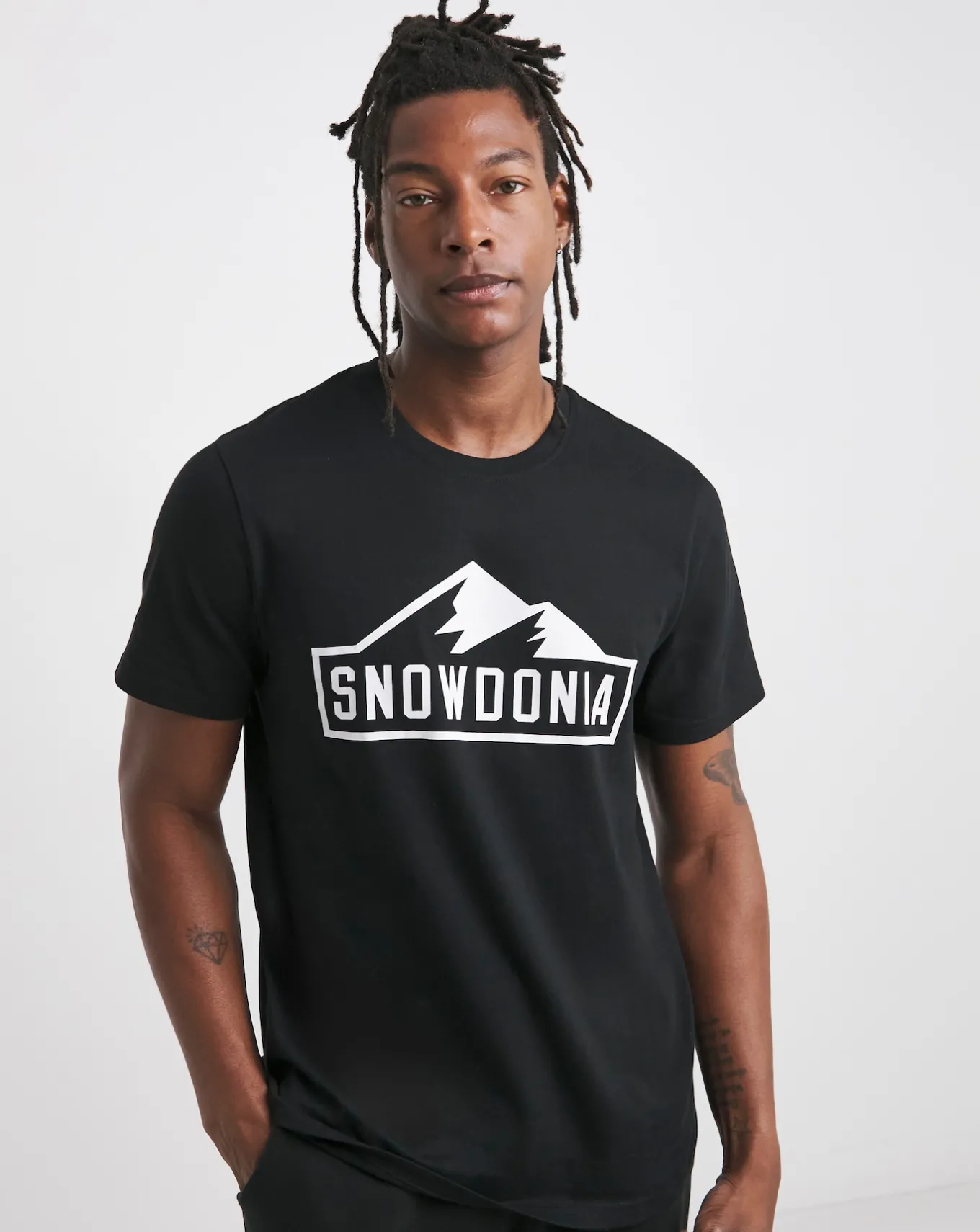 Snowdonia Chest Print T Shirt- T-shirts & Vests | T-shirts & Vests