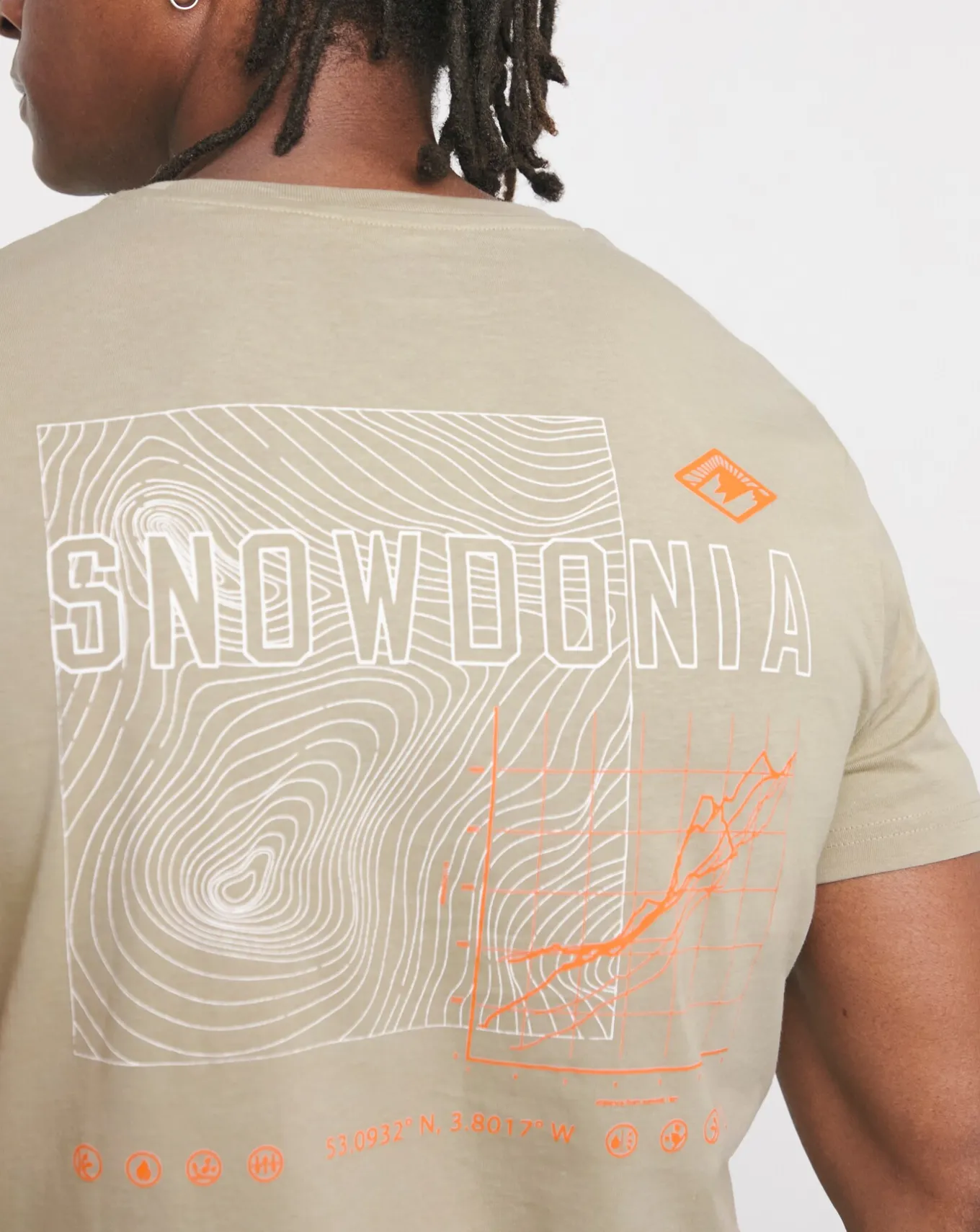 Snowdonia Graphic Print T Shirt- T-shirts & Vests