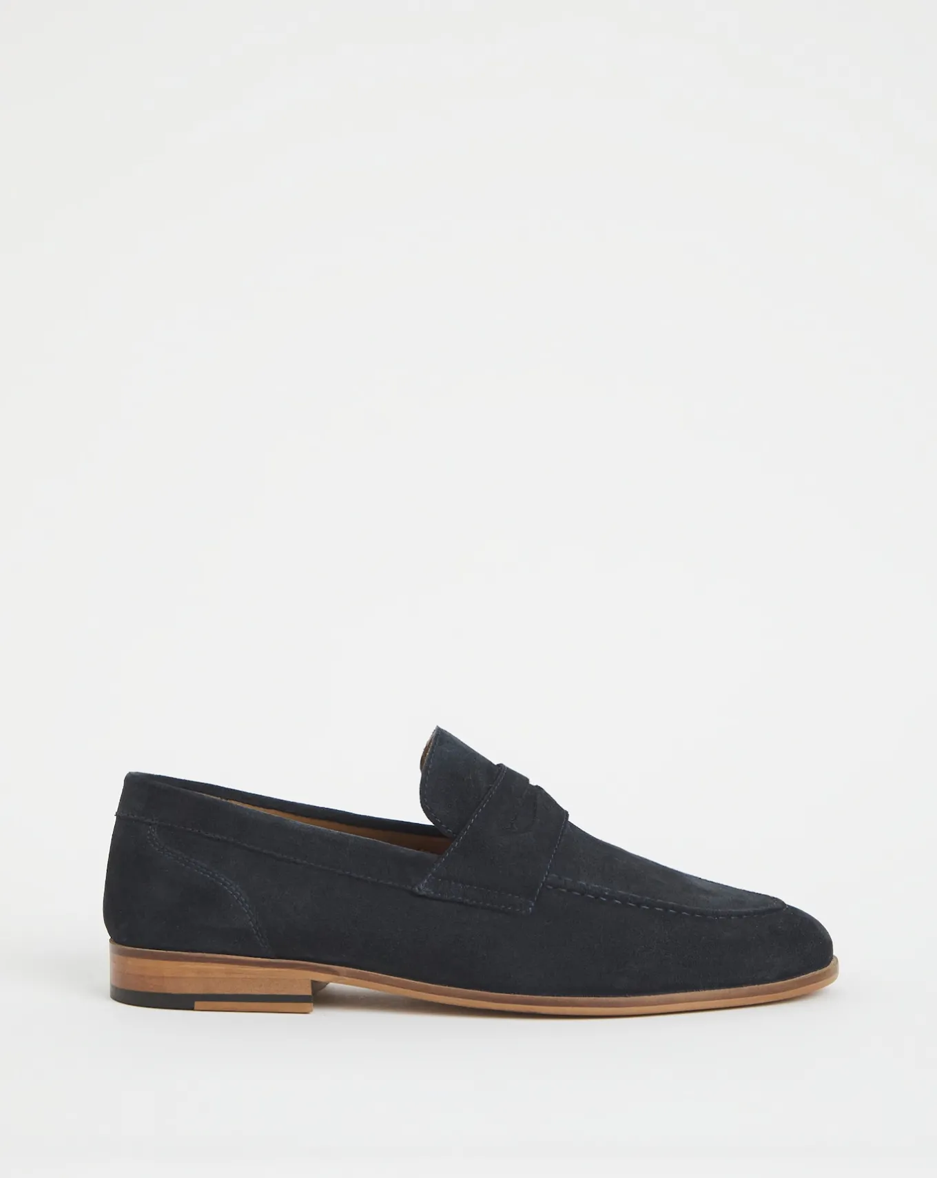 Jacamo Suede Formal Penny Loafer Wide Fit- Wide Fit | Smart Shoes