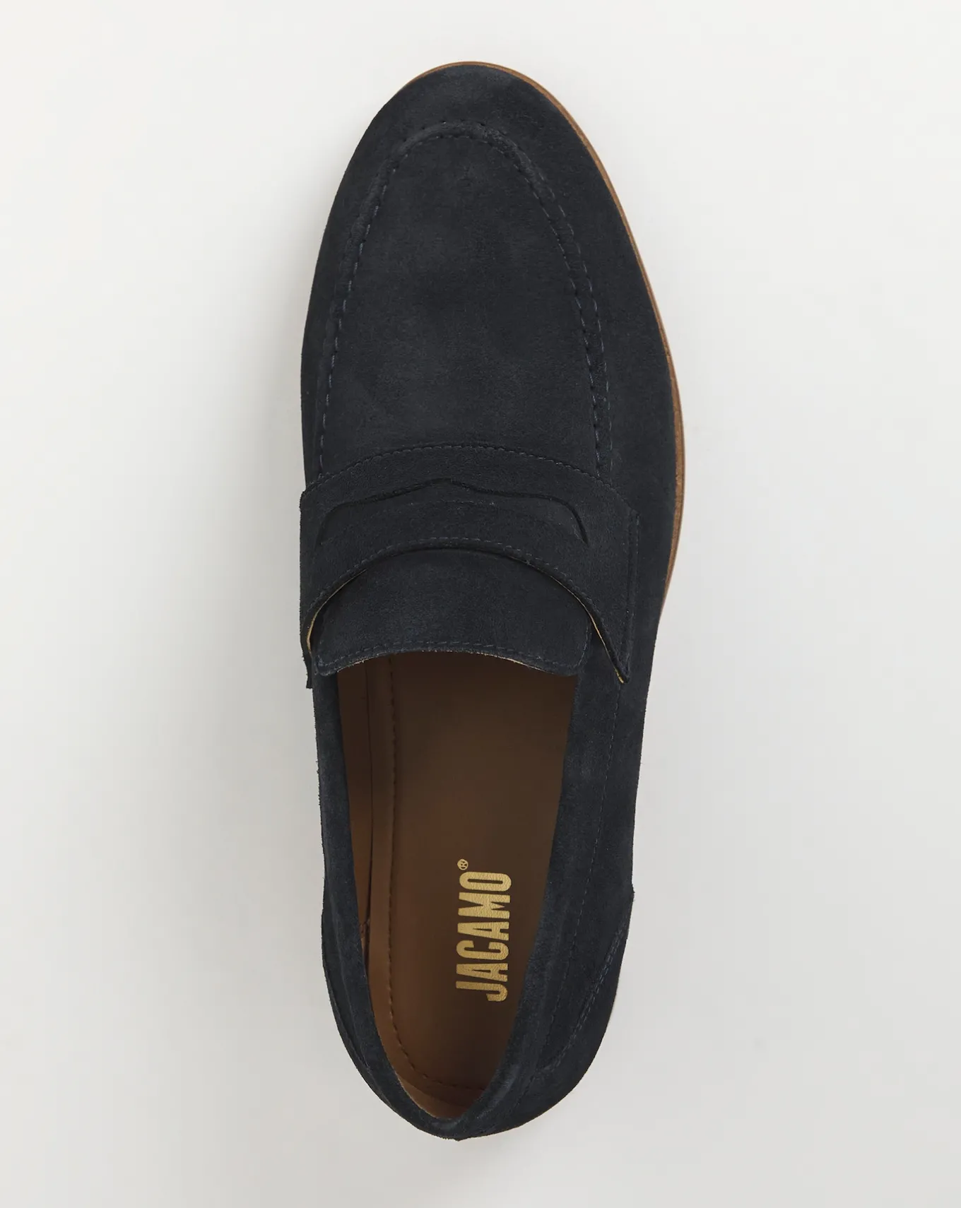 Jacamo Suede Formal Penny Loafer Wide Fit- Wide Fit | Smart Shoes