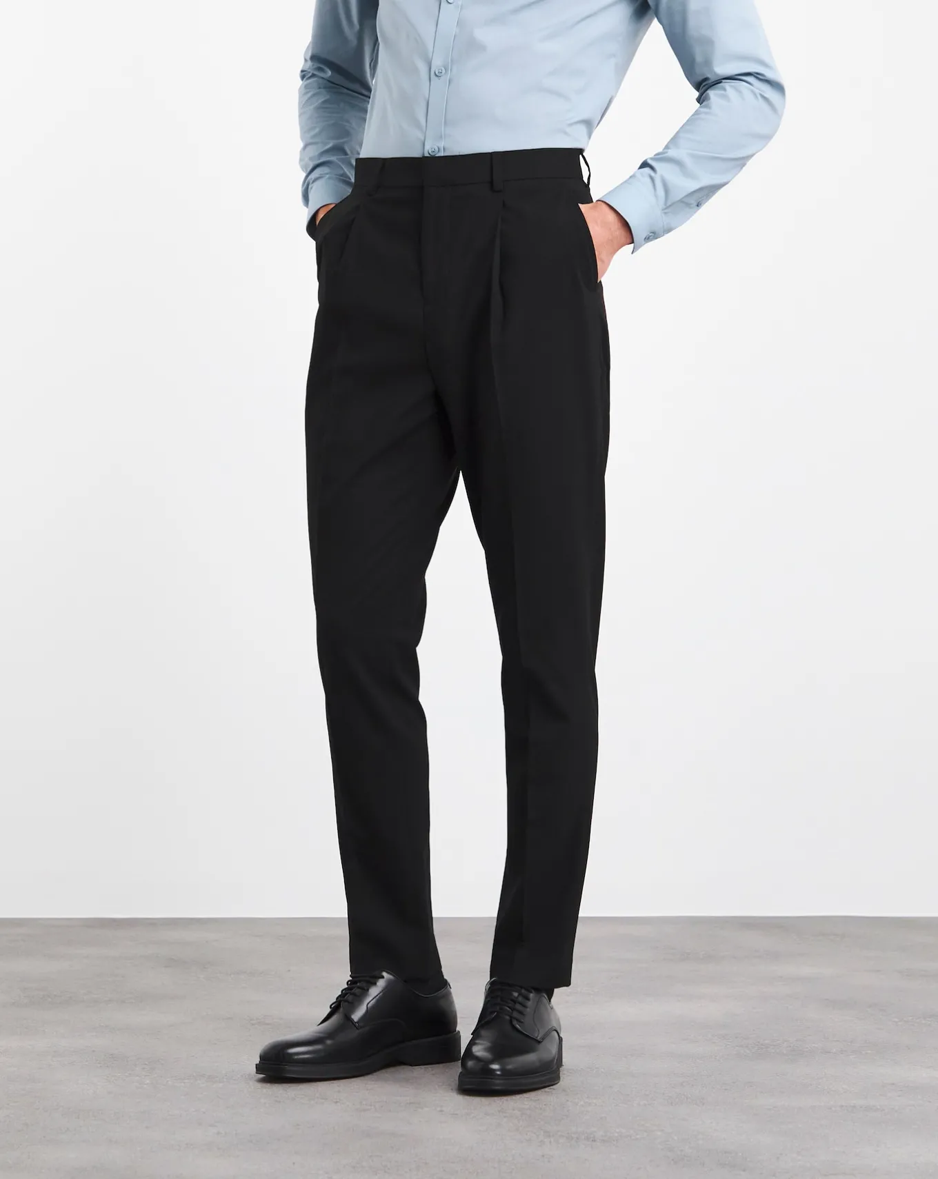 Jacamo Tapered Pleat Front Trouser- Waistcoats | Ties