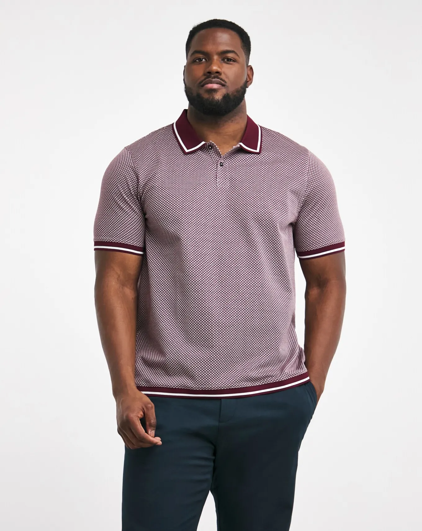 Ted Baker Affric Geo Polo- Polo Shirts