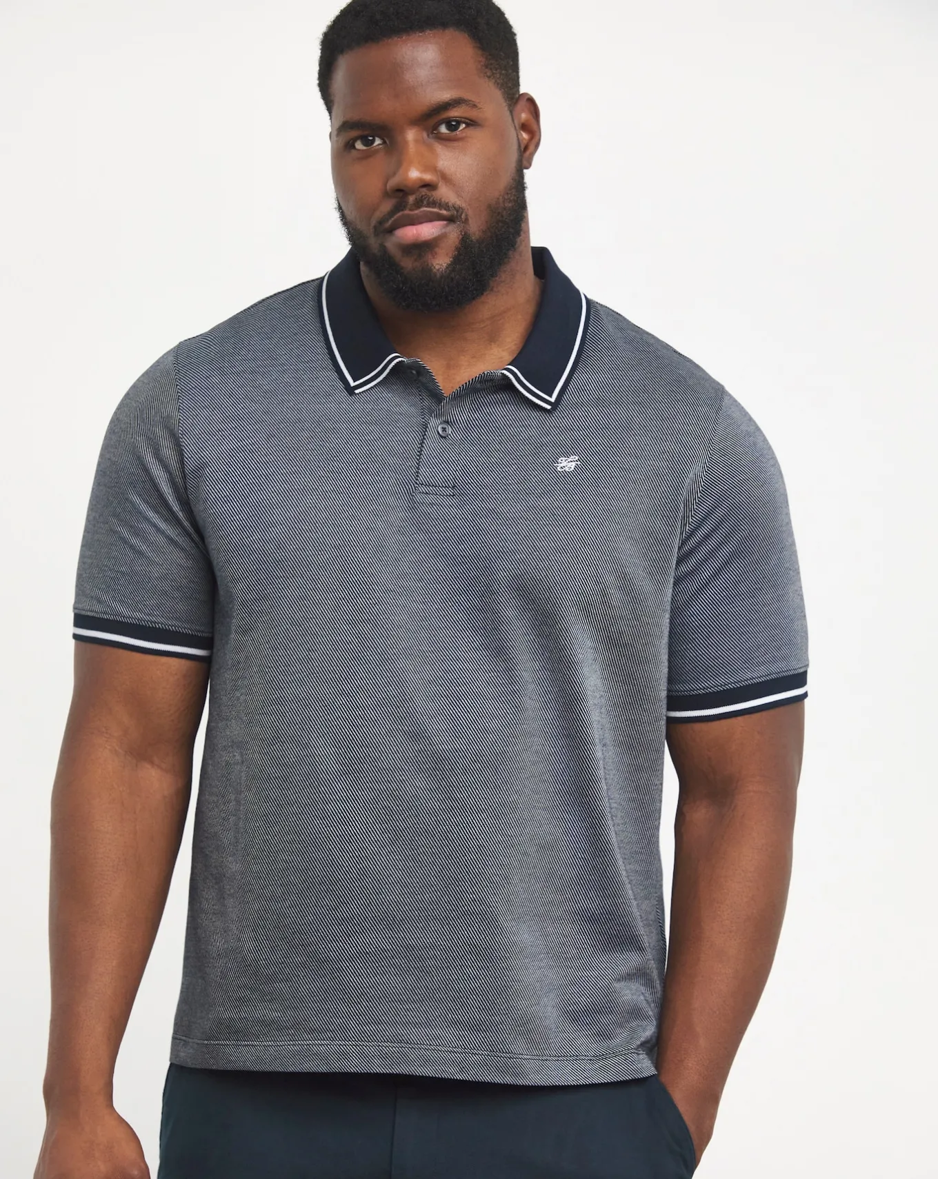 Ted Baker Helta Tipped Collar Polo Shirt- Polo Shirts