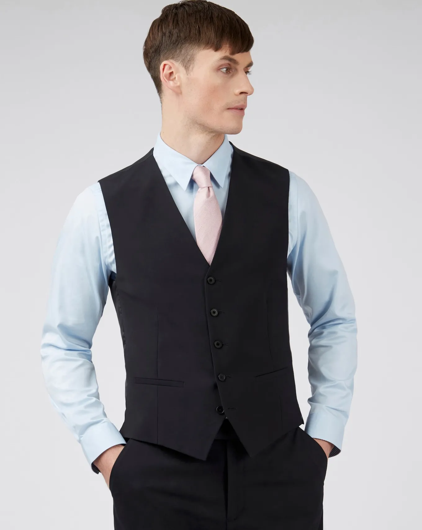 Ted Baker Regular Fit Panama Waistcoat- Waistcoats | Suits & Waistcoats