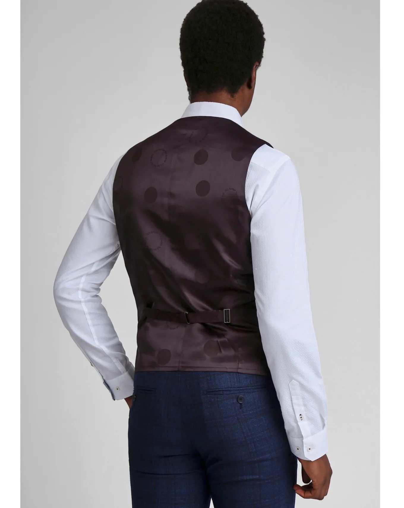 Ted Baker Slim Check Waistcoat- Waistcoats | Suits & Waistcoats