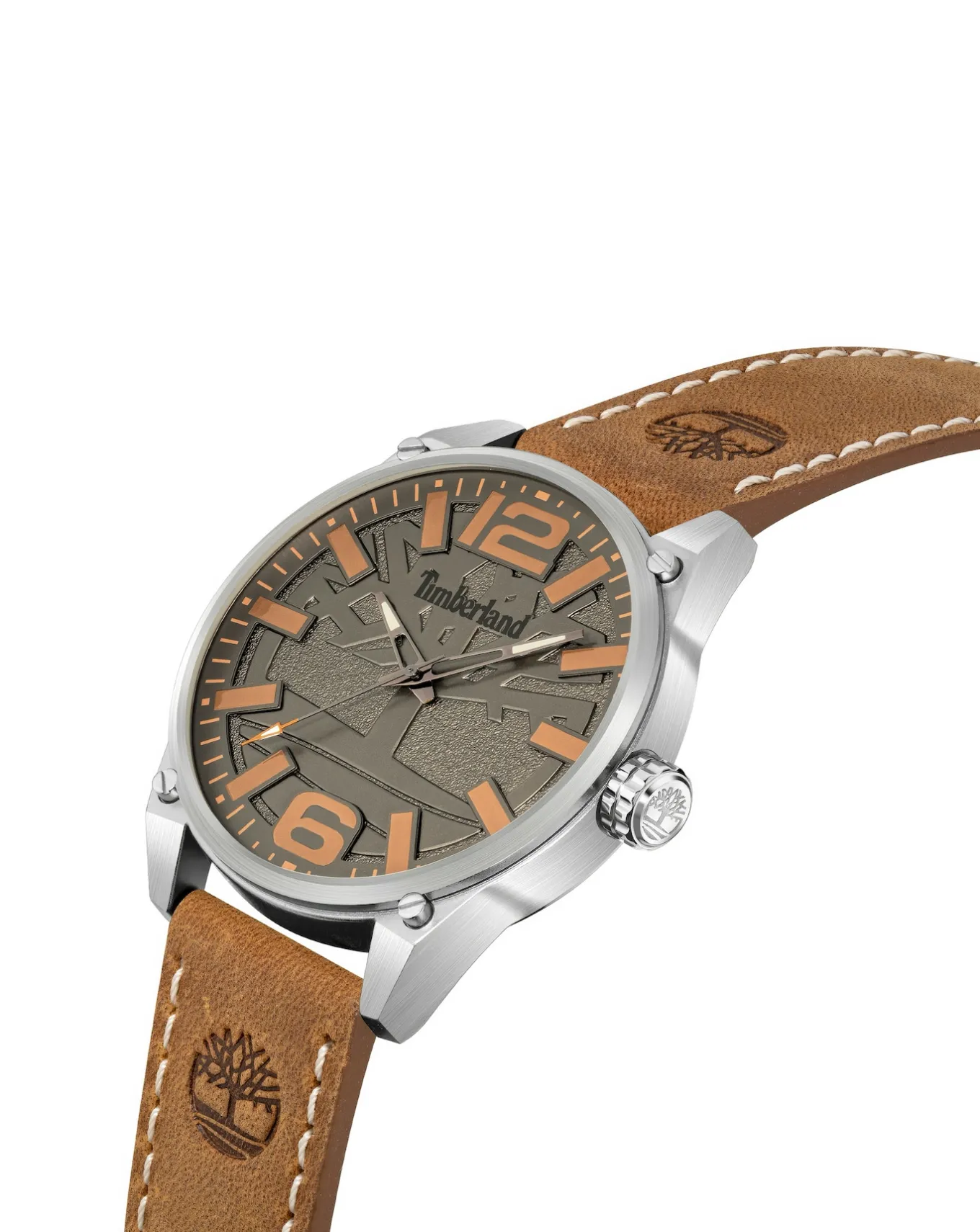 Timberland Ripley Z Leather Strap Watch- Watches