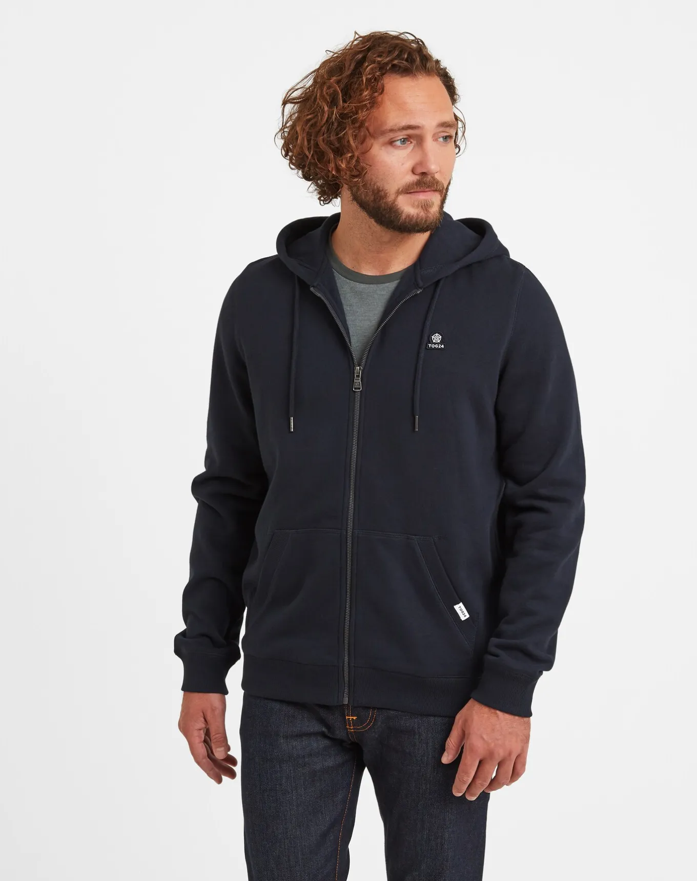 Tog 24 Tog24 Alden Mens Zip Through Hoody- Hoodies & Sweatshirts