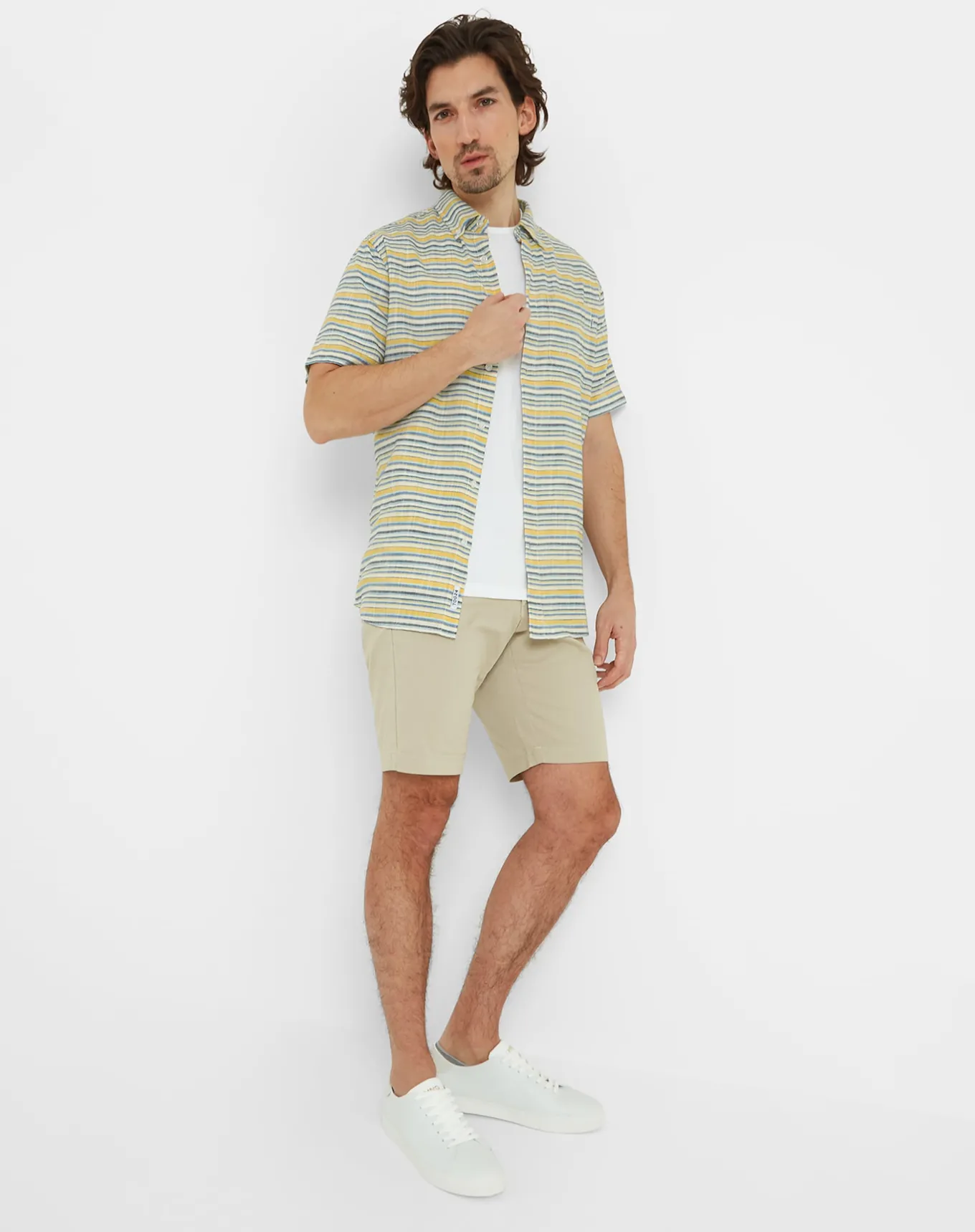 Tog 24 Tog24 Harold Mens Ss Stripe Shirt- Shirts