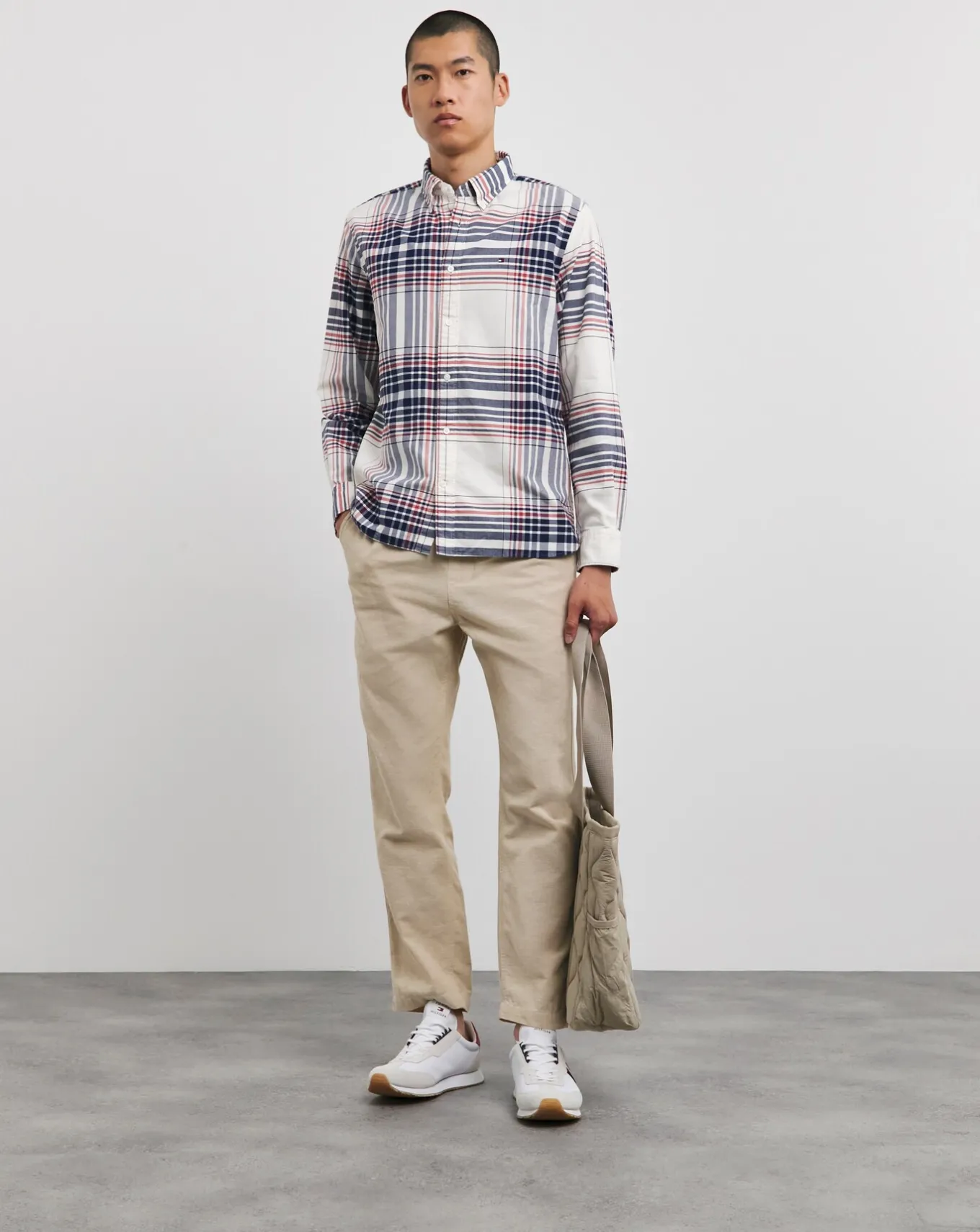 Tommy Hilfiger Checked Long Sleeve Shirt- Shirts