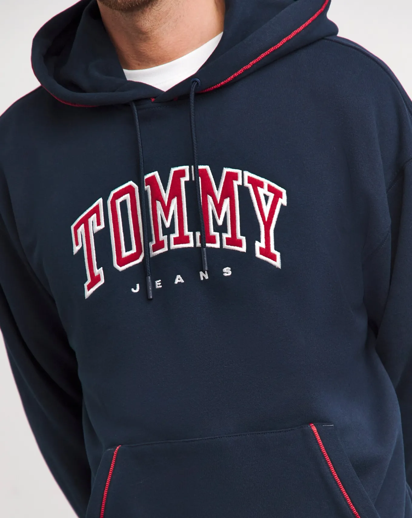 Tommy Jeans Varsity Piping Hoodie- Hoodies & Sweatshirts