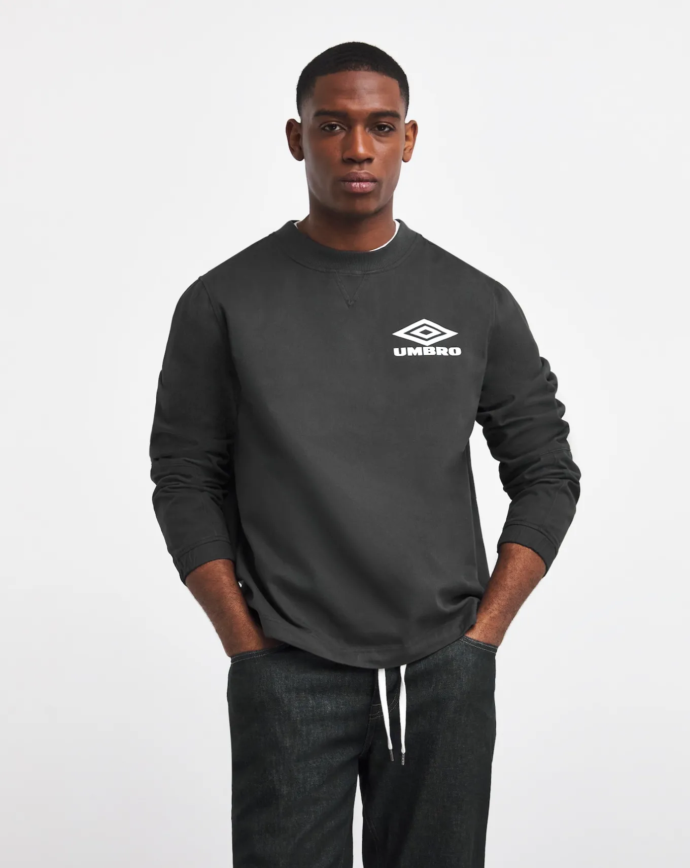 Umbro Drill Crew Sweatshirt- Hoodies & Sweatshirts | Loungewear