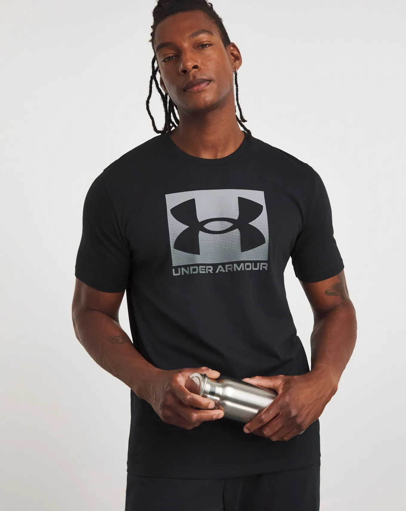 Under Armour Boxed Logo Short Sleeve T-Shirt- T-shirts & Vests | T-shirts & Vests