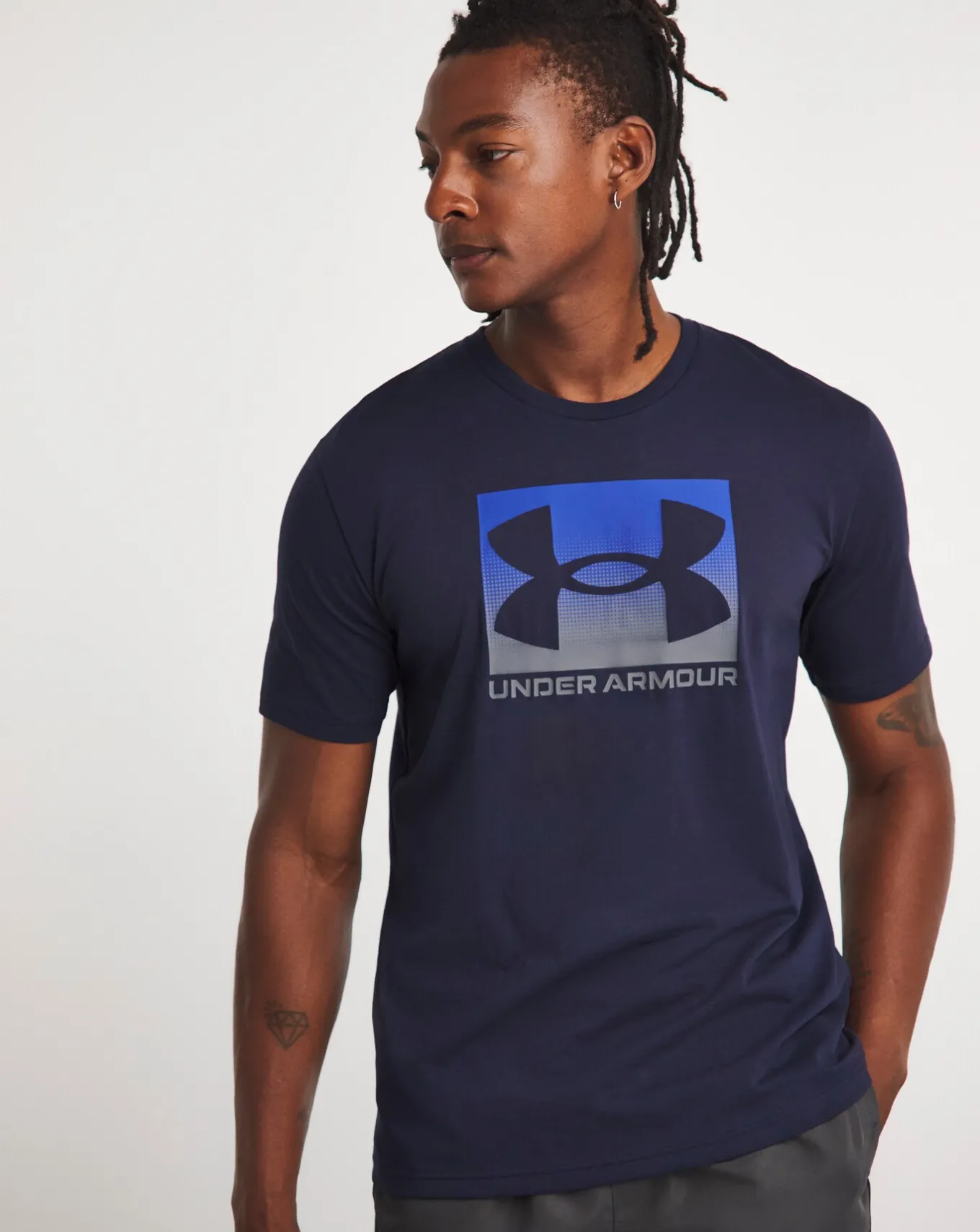 Under Armour Boxed Logo Short Sleeve T-Shirt- T-shirts & Vests | T-shirts & Vests