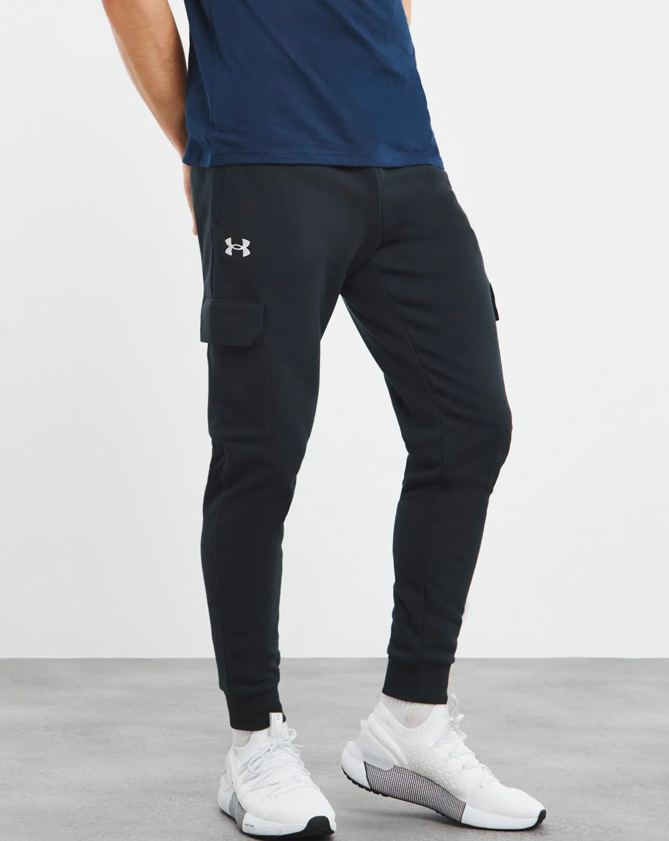 Under Armour Rival Fleece Cargo Joggers- Track Pants | Trousers, Chinos & Cargos