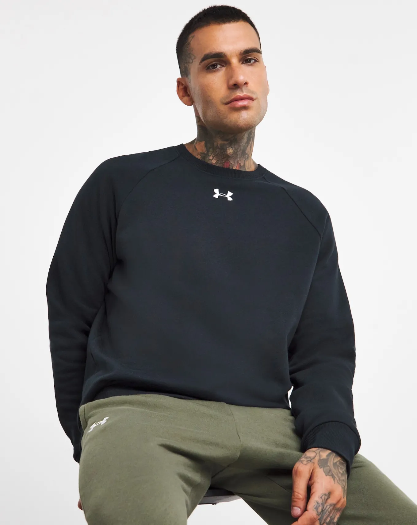 Under Armour Rival Fleece Crew Neck Sweatshirt- Hoodies & Sweatshirts | Hoodies & Sweatshirts