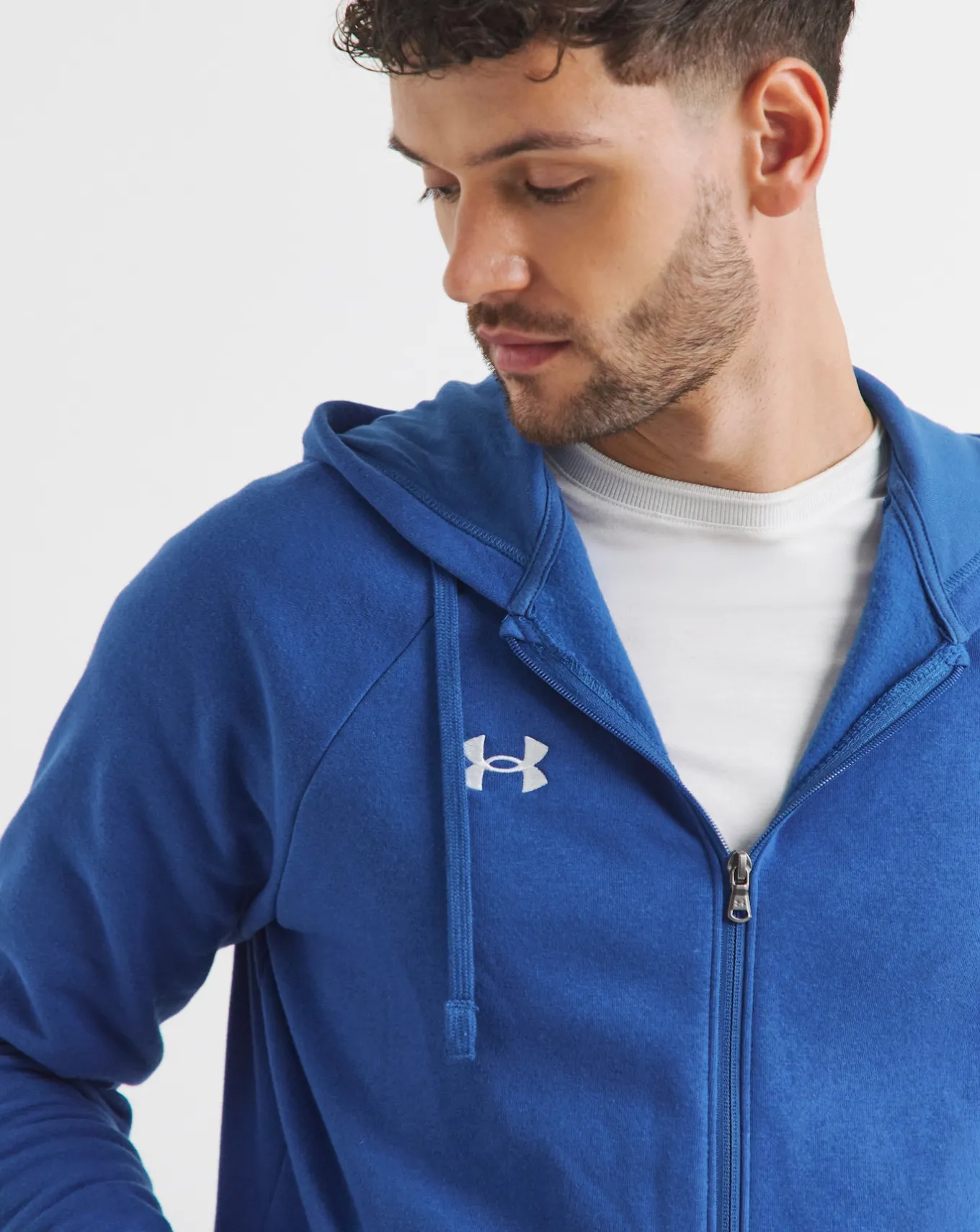 Under Armour Rival Fleece Full Zip Hoodie- Hoodies & Sweatshirts | Hoodies & Sweatshirts