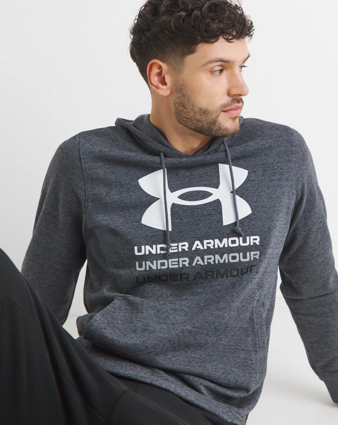 Under Armour Rival French Terry Graphic Hoodie- Trainers | Track Pants