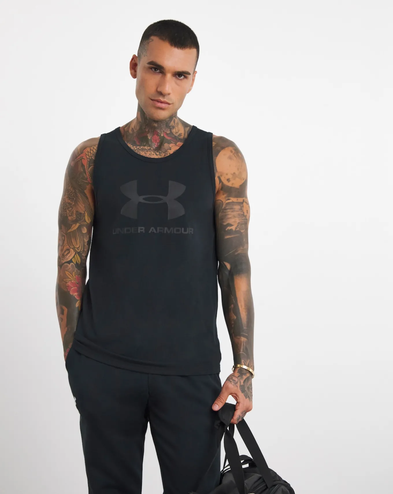 Under Armour Sportstyle Logo Tank- Trainers | Track Pants