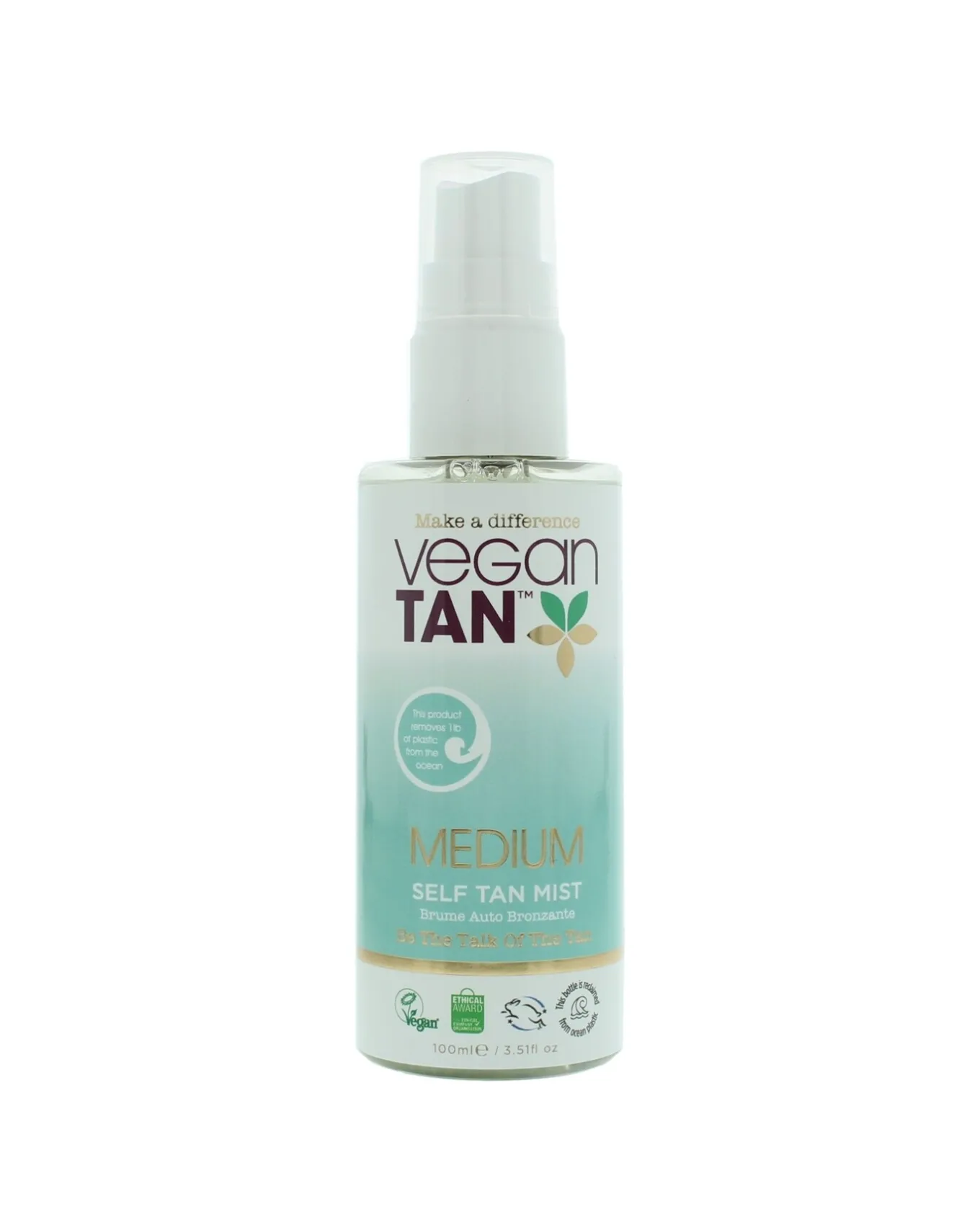 VeganTan Self Tan Mist Medium- Bath & Body