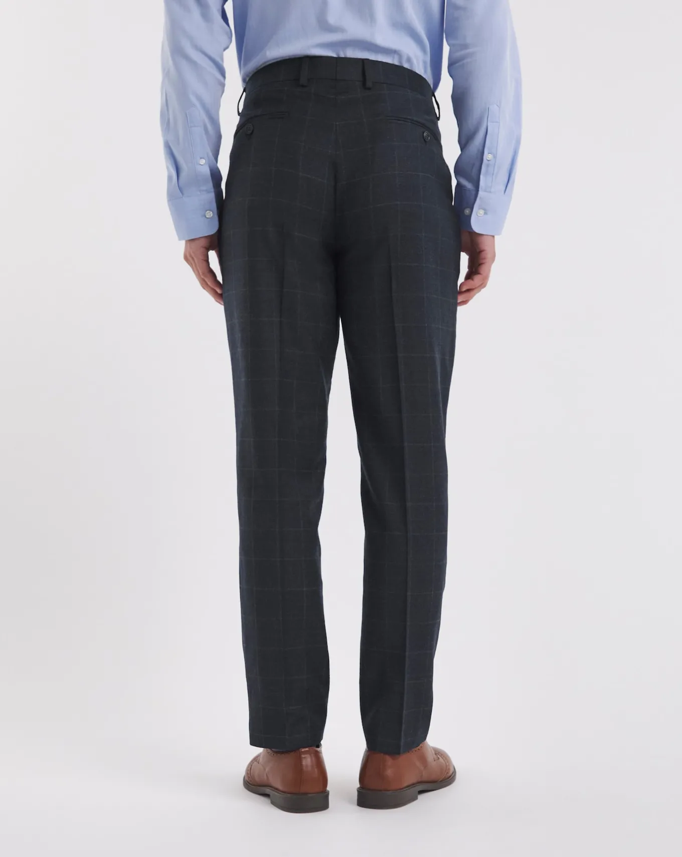 William Hunt Flannel Suit Trouser- Suit Trousers | Suits & Waistcoats