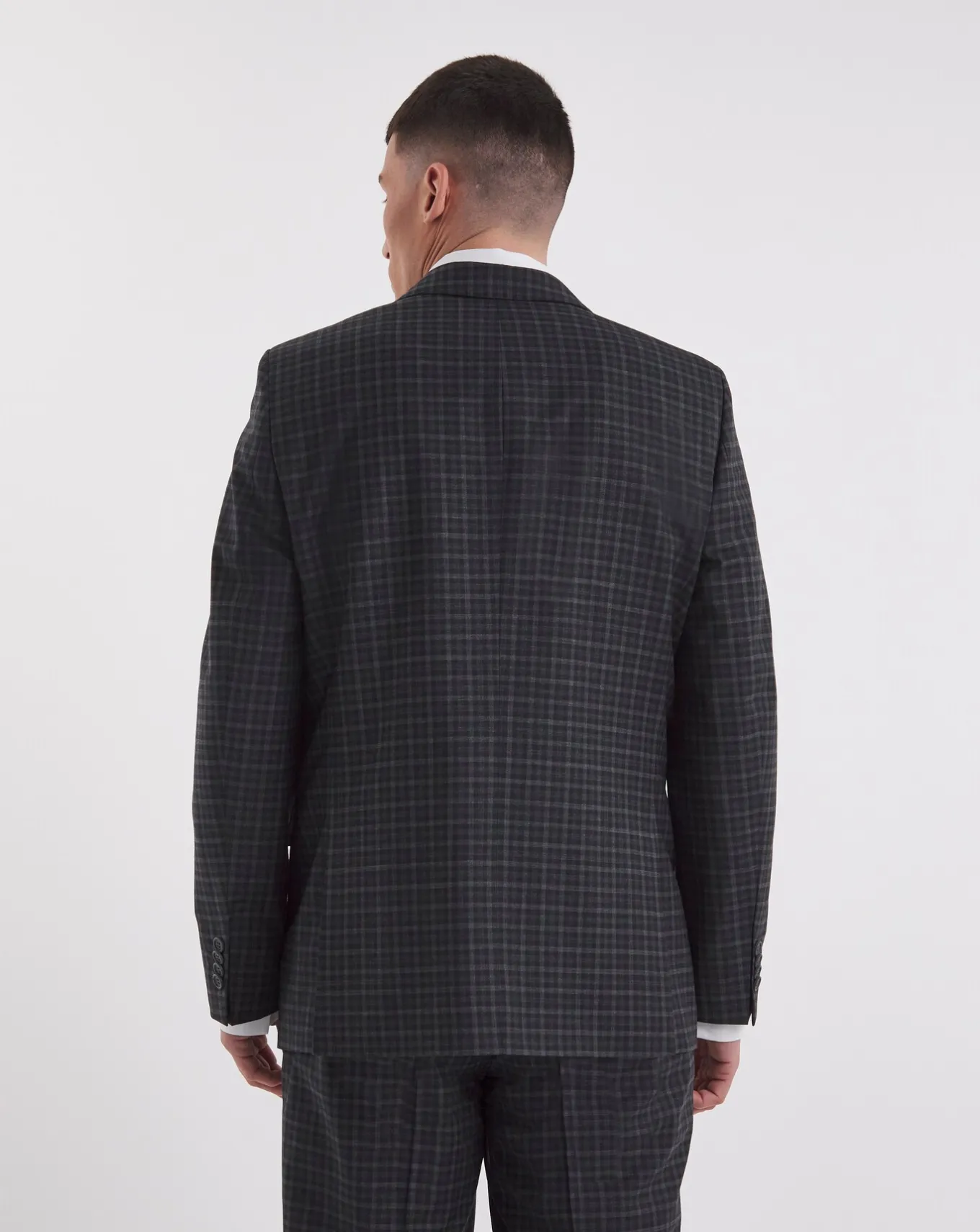 William Hunt Gingham Suit Jacket- Suit Jackets | Suits & Waistcoats