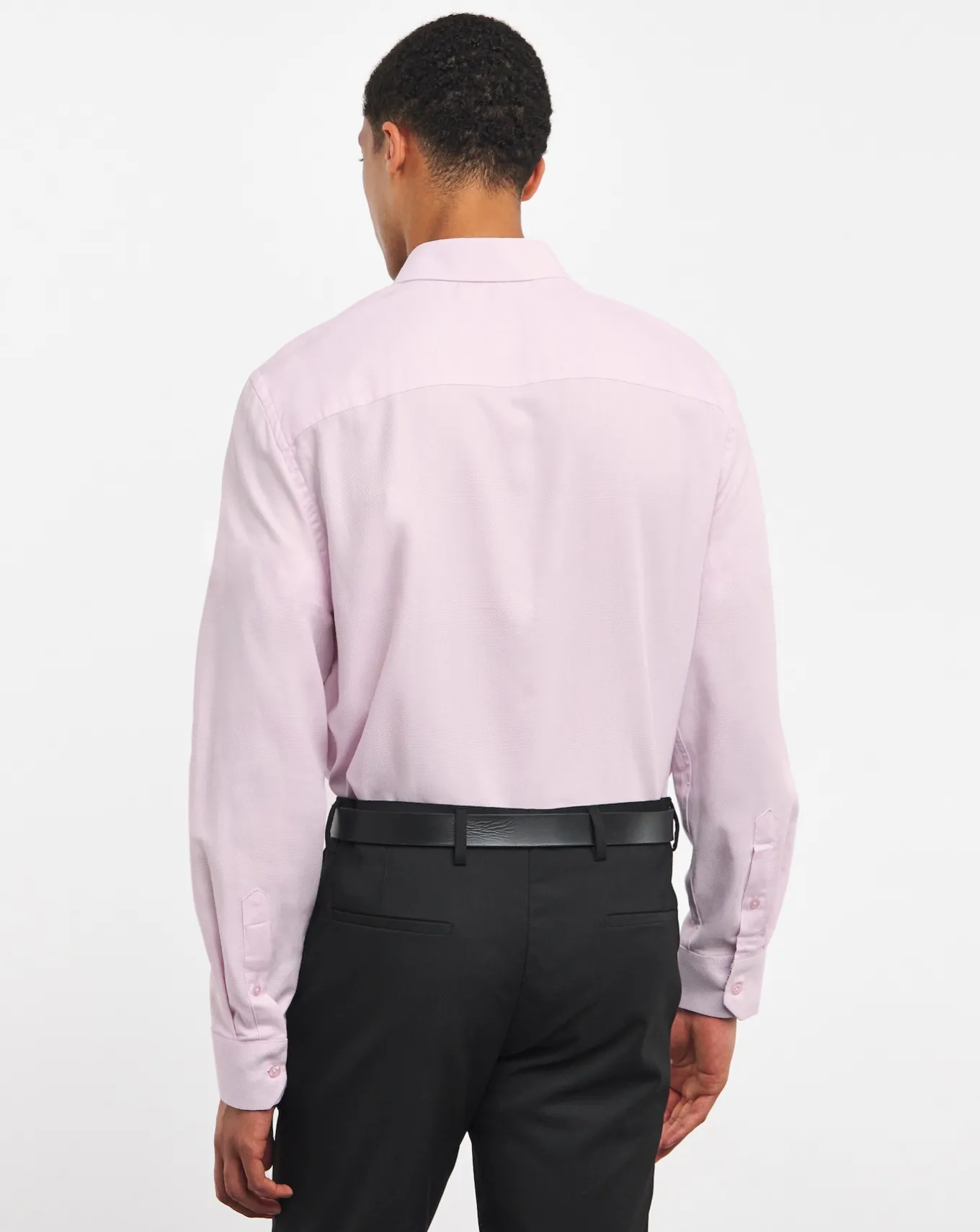 William Hunt Pin Point Jaquard Shirt- Shirts