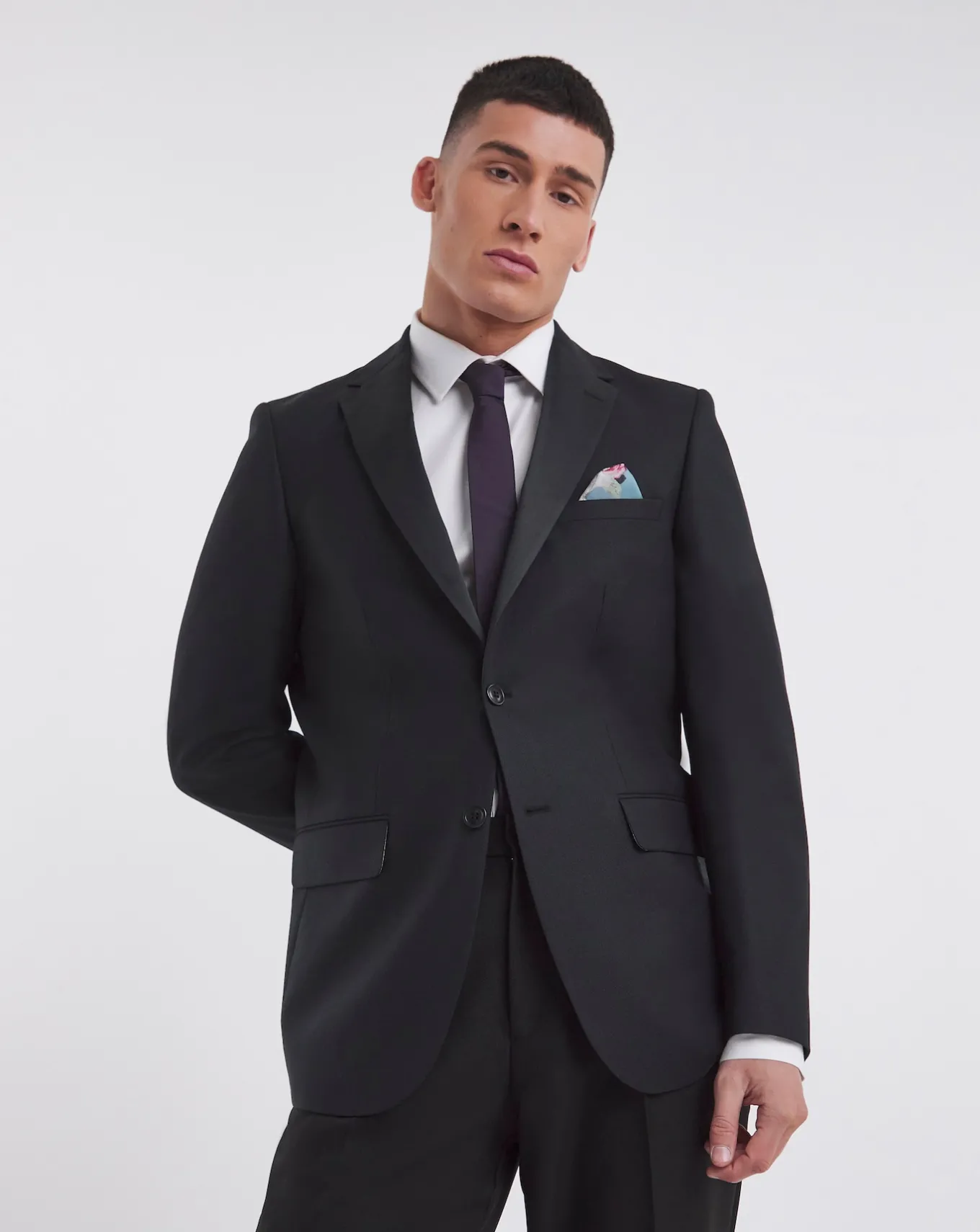 William Hunt Satin Lapel Blazer- Suit Jackets | Suits & Waistcoats