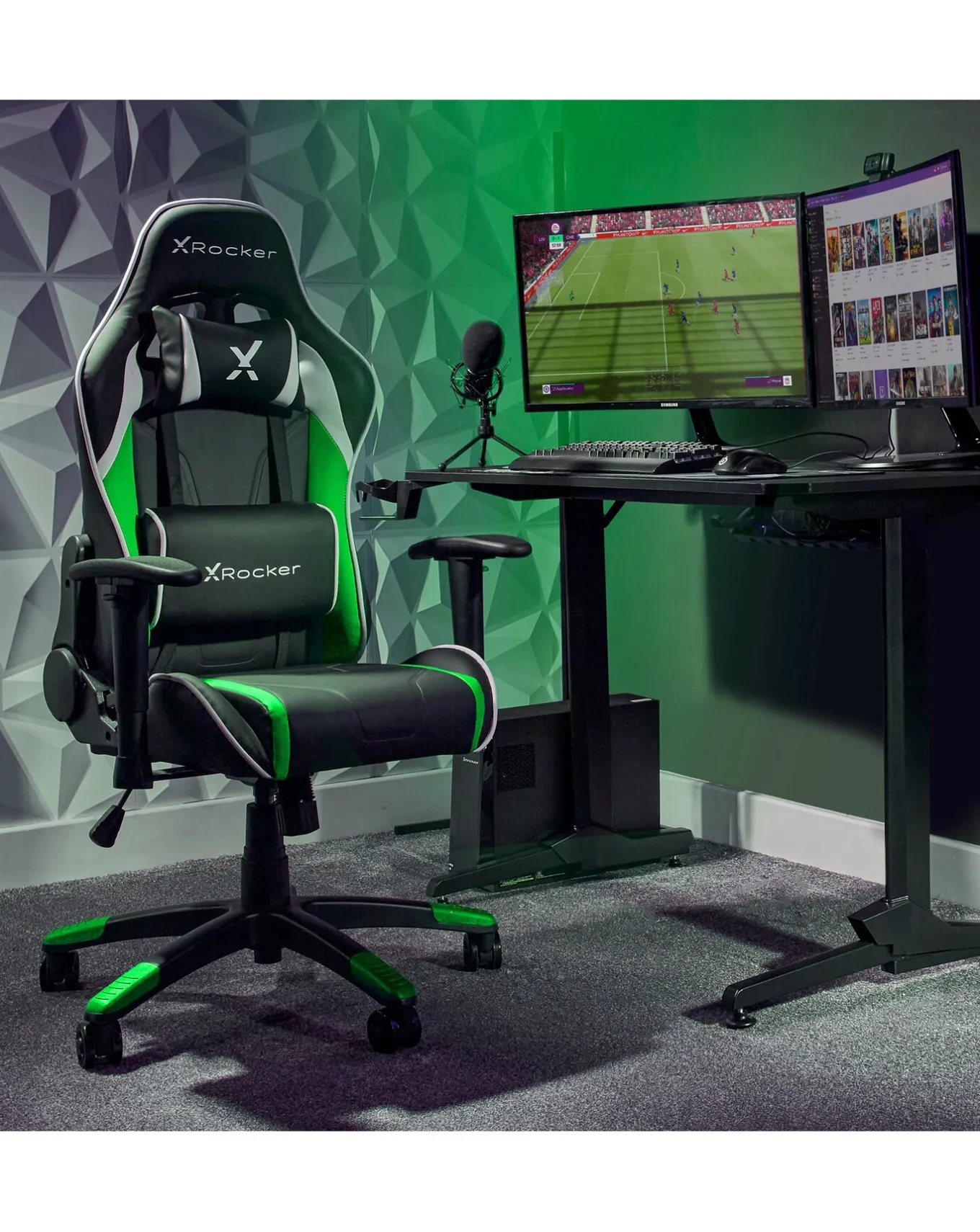 X Rocker Agility Jr Esport Gaming Chair- Games & Consoles | Gaming Pcs & Accessories