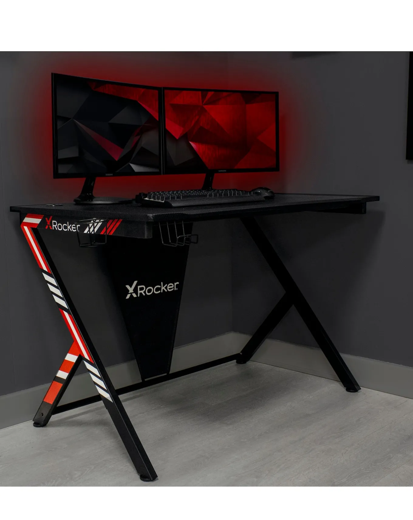 X Rocker Ocelot Gaming Desk- Gaming Pcs & Accessories